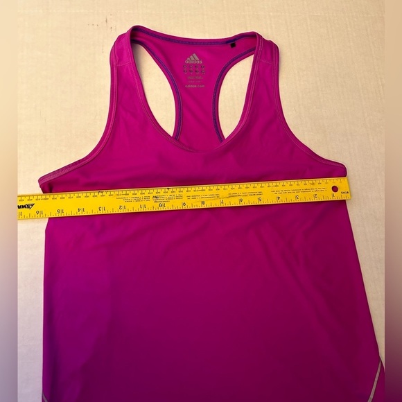 Adidas Pink workout Sleeveless Tank Top SzM. V10 - Picture 9 of 10